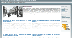 Desktop Screenshot of memoriacastello.cat