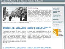 Tablet Screenshot of memoriacastello.cat